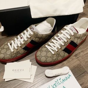 Brand New Gucci Ace GG Supreme Sneaker